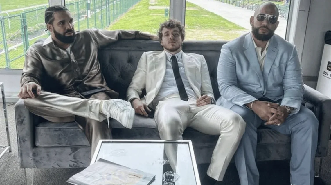 Jack Harlow White Suit at the Kentucky Derby